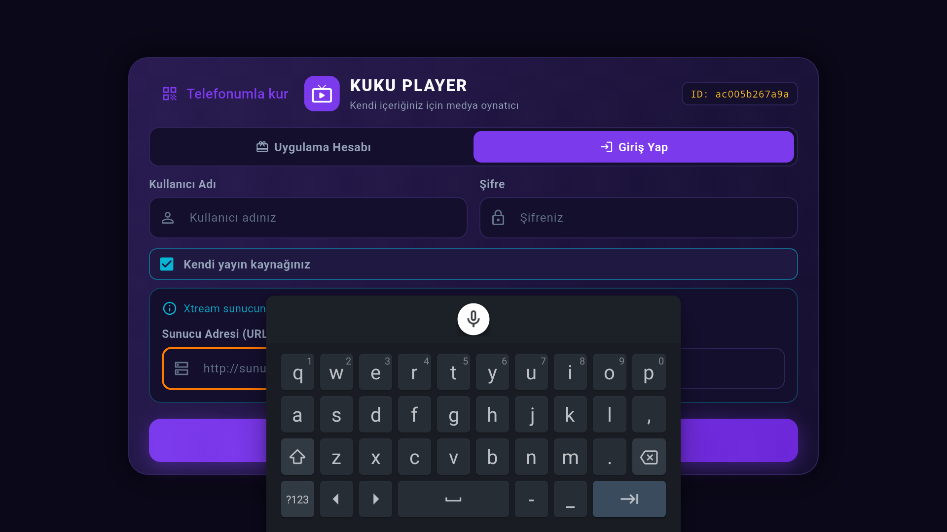 KUKU Player Android TV
